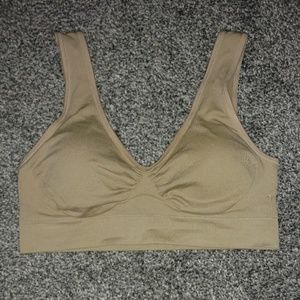 Nude sports bra
